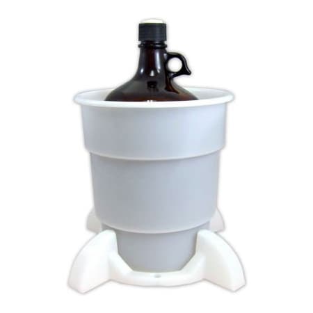 Cp Lab Safety. CP Lab Safety Port Cap System, 4 Liter Coated Glass Bottle, GL38 3-Port Cap, Secondary Container WF-4LSG-38-3KIT